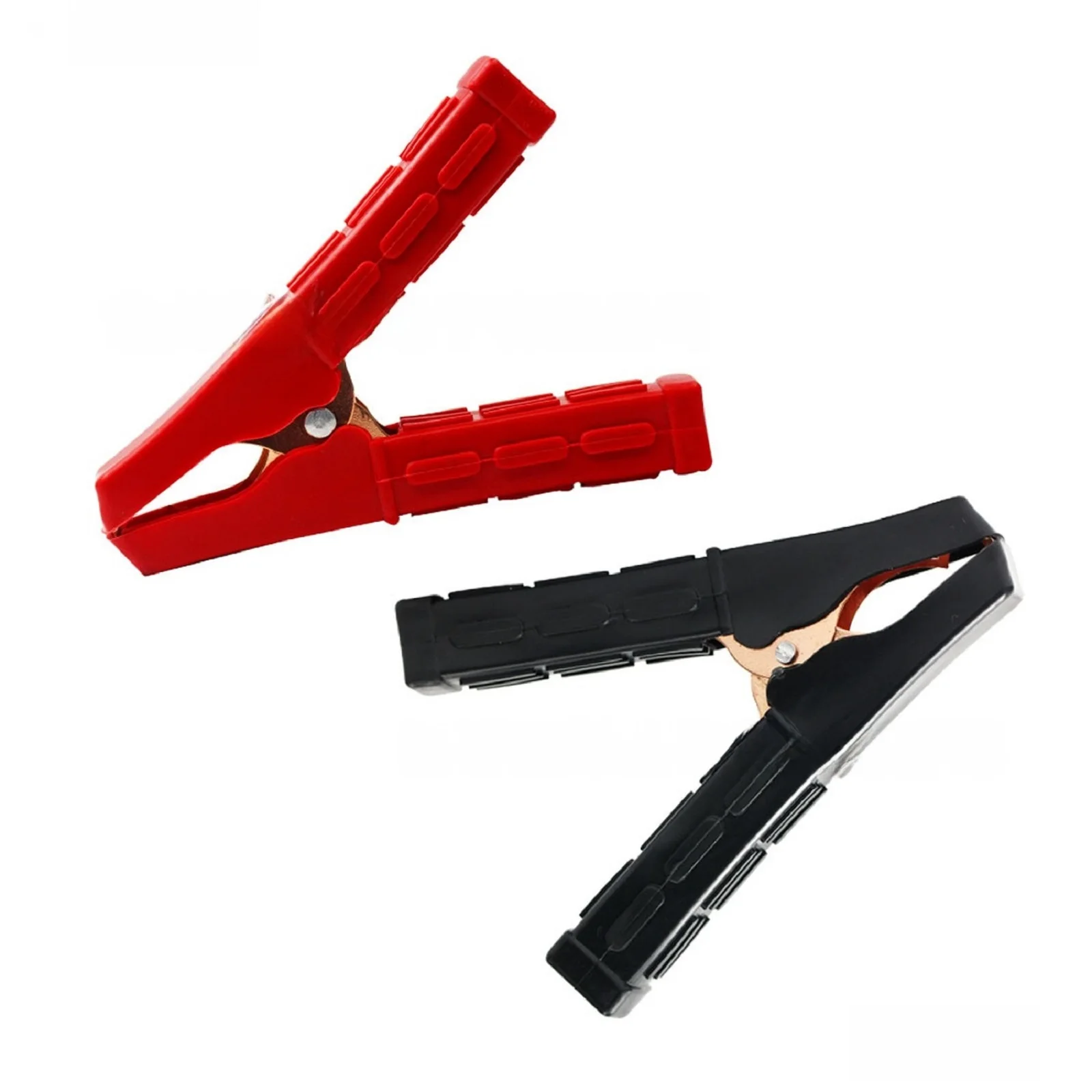 Steel Core Copper Plated 150A Crocodile Clips Fully Enclosed PVC Insulated Design for Industrial Electrical Applications