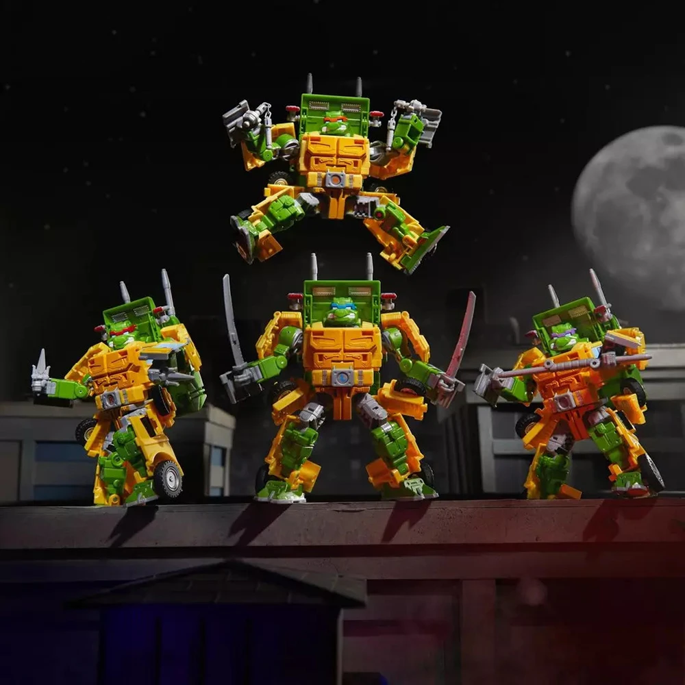 [Disponibile] Hasbro Transformers Collaborative Teenage Mutant Ninja Turtles Party Wallop 17,5 cm Action Figure da collezione Giocattoli
