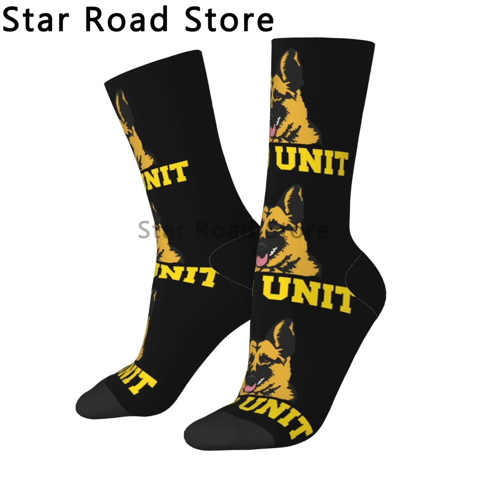 

New Male Men Socks Casual K9 Unit Malinois Manga Sock Robot Goldorak Grendizer Women's Stockings Spring Summer Autumn Winter