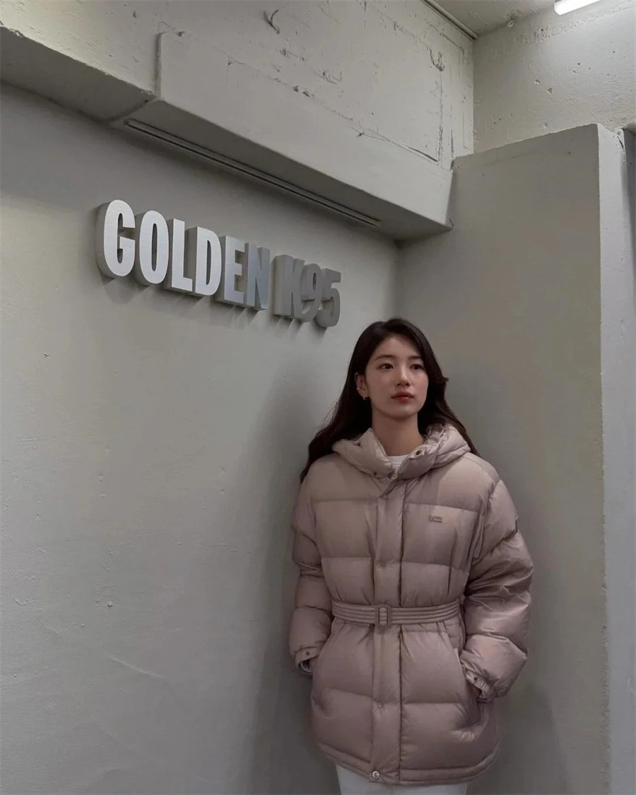 Thiened gewatteerde Jaet dameswinterjas Warme capuchon Taille-klinkende Du-down bovenkleding Woon-werkverkeer Sle Regular Sve lang