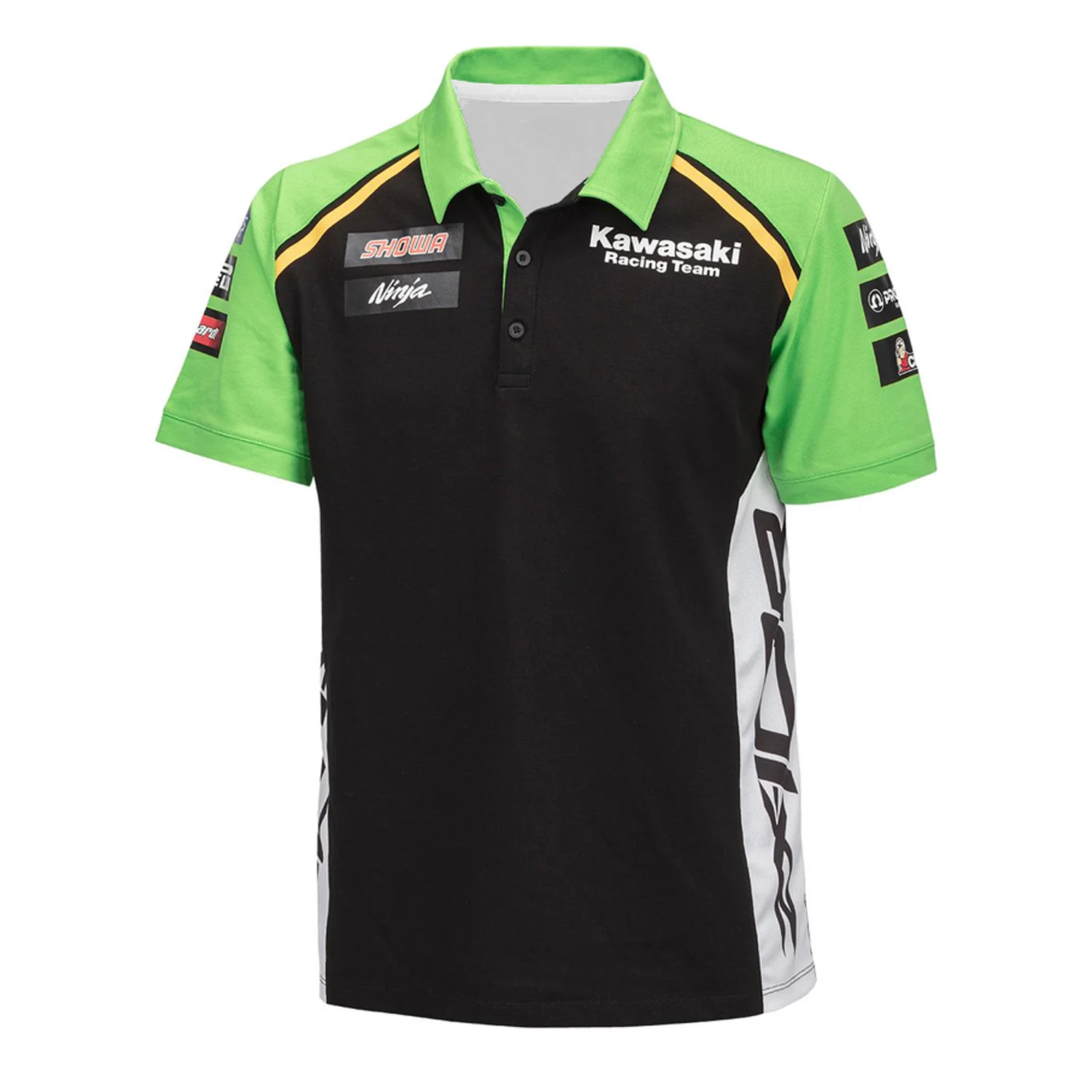 

Kawasaki 2024 WSBK Team Polo Shirt Newest Outdoor Cycling Summer Classic Tee Adults Loose Exercise Off-road Motorcycle Jersey