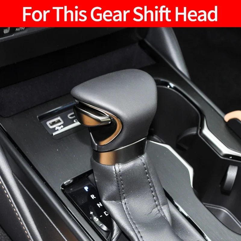 Car Gear Lever Stick Shifter Handle Knob Cover For Lexus ES UX LX NX RX GS IS LS Alcantara Suede Interior Trim