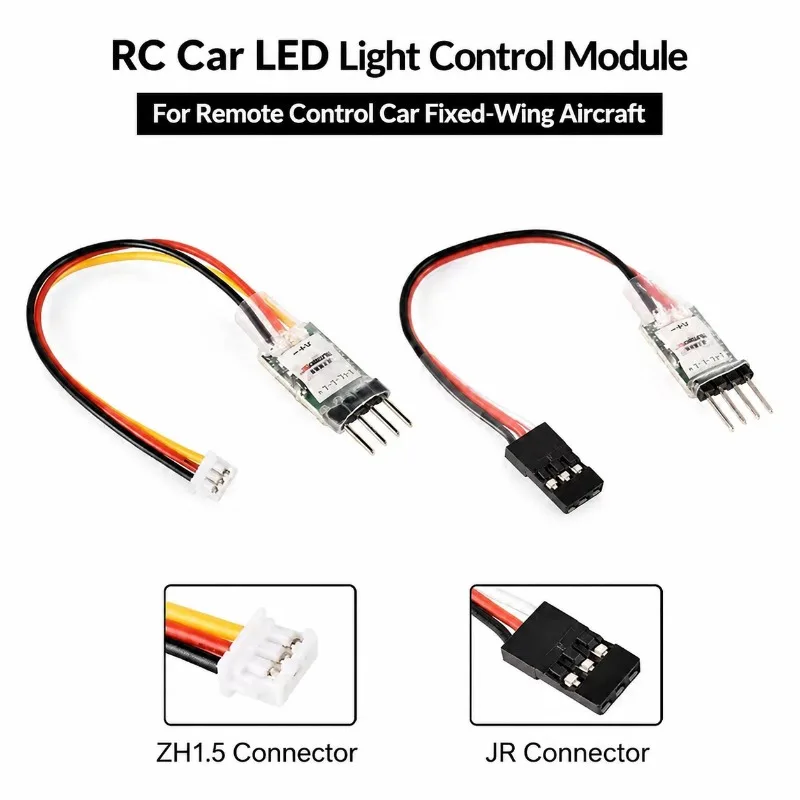 RC Model Vehicle LED Harness Simulation Unit, Receiver Auxiliary Channel Trigger Strobe Gradient Glow Effects, Hobby Decorative