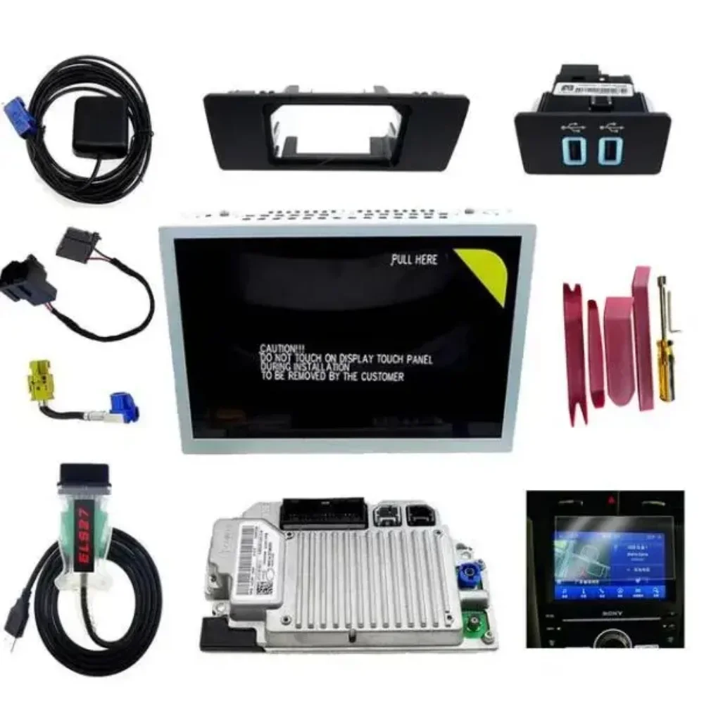 Factory SYNC2 to SYNC3 Upgrade Kit APIM Module Antenna Carplay GPS Navigation Fit for Ford Lincoln Sync 3  8G No Map