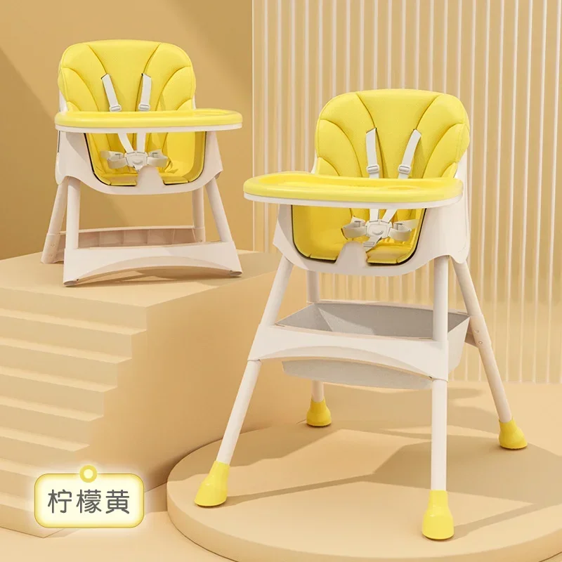 Chaise de salle à manger réglable pour enfants, ensemble de table et chaise portables pour bébé, meubles multifonctions pour l'alimentation, facile à transporter