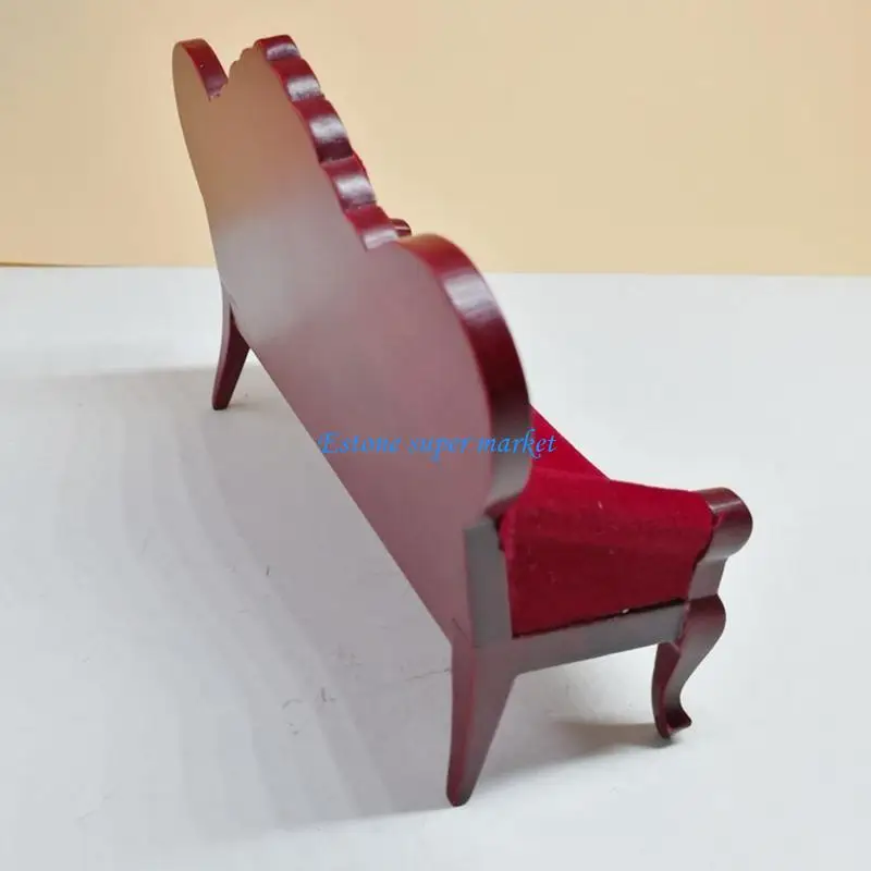 090B Mini Modelo Sofá Móveis Realistas para Casa Bonecas para Brincar Aniversário Meninas