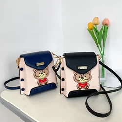 BeiBaoBao Brand Kawaii Corssbody Bags For Women 2023 Cute Bear Women's Mobile Phone Bags Small Fashion Lady Square Shoulder Bag