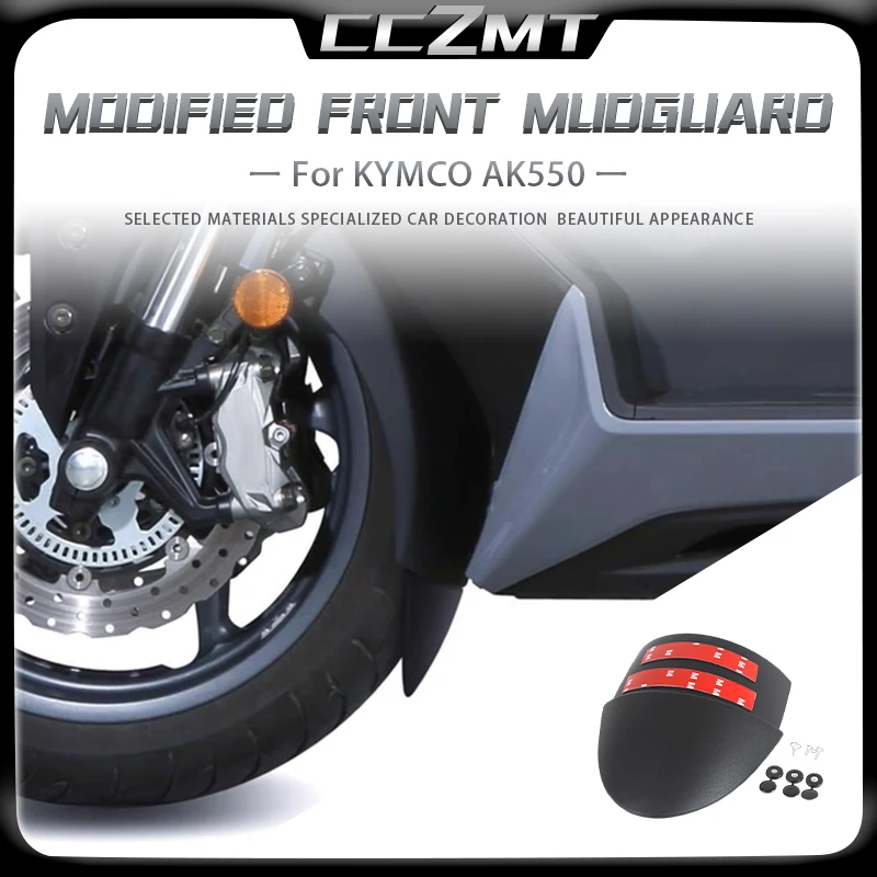 For KYMCO AK550 AK 550 ak550 2017 2018 2019 2020 2021 2022 2023 Motorcycle Accessories Front Fender Front Extended Mudguard