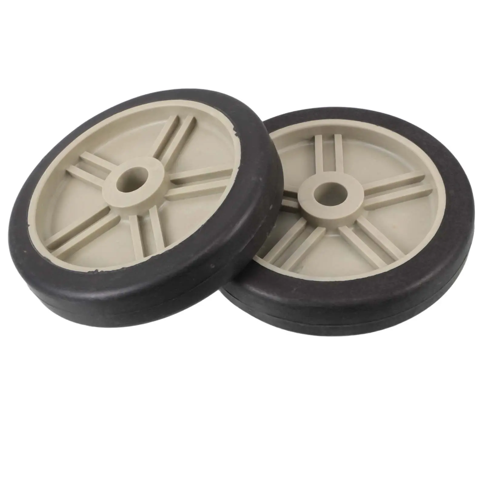 2Pcs Industrial Grade Pneumatic Swivel Caster Wheels for Air Compressor Heavy Duty Inflatable Tire Casters Easy Installation