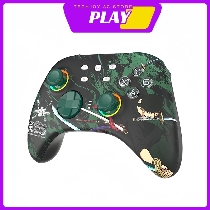 wireless-pc-game-controller-one-piece-zoro-gampad-hall-trigger-joystick-programmable-macro-custom-for-switch-ps5-xbox-ios-gifts