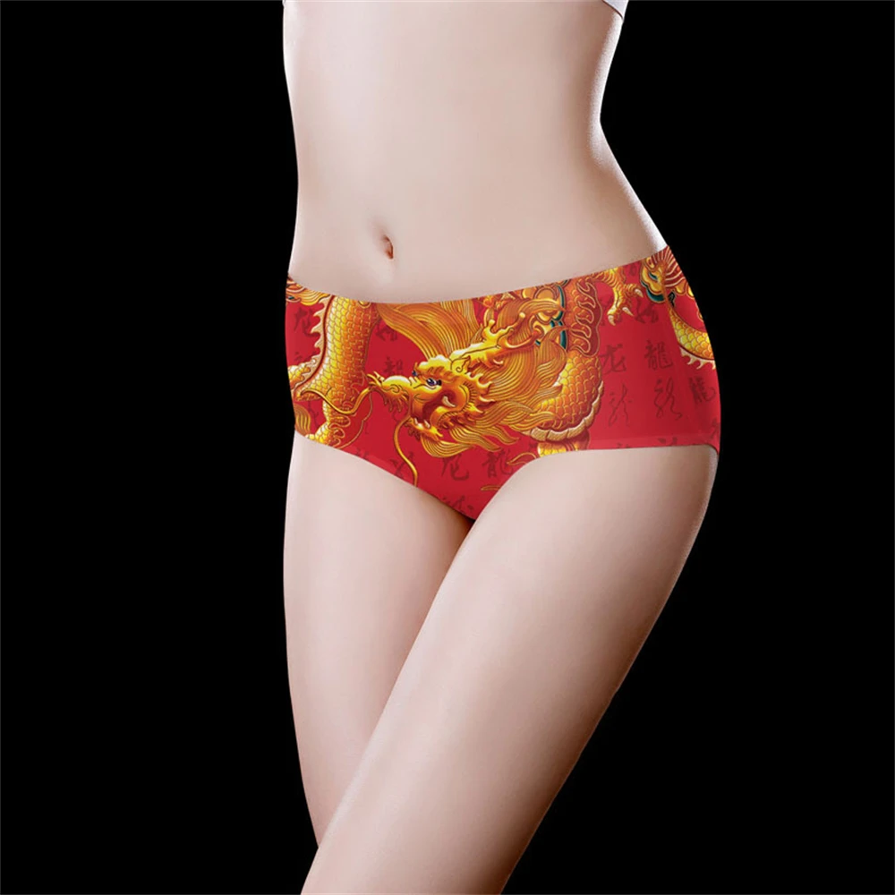 

1 шт. красные трусы, женские трусы со средней талией, женские красные сексуальные треугольные брюки с ягодицами
