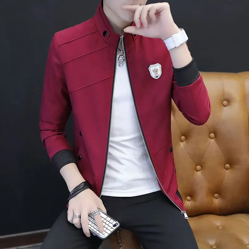 Jesienno-zimowa moda KPOP w stylu Harajuku Slim dopasowane koszulki luźna, luźna kurtka zapałka z pluszowym zamkiem z długim rękawem
