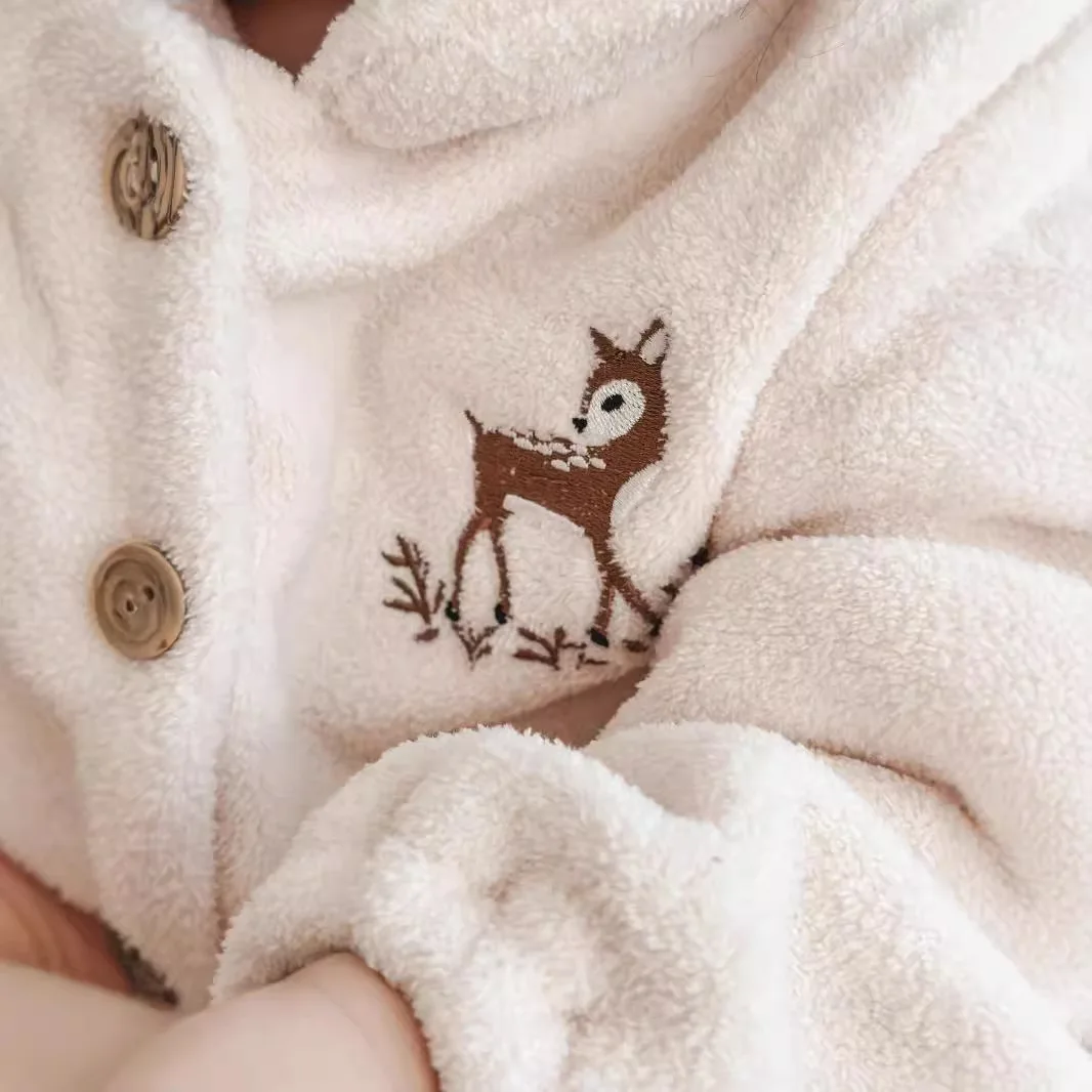 Children's Pajamas Sets Kids Home Wear Fleece Warm Sets Sleepwear Autumn Winter Cotton Girls' Boys' Sets with Fluffy Lining