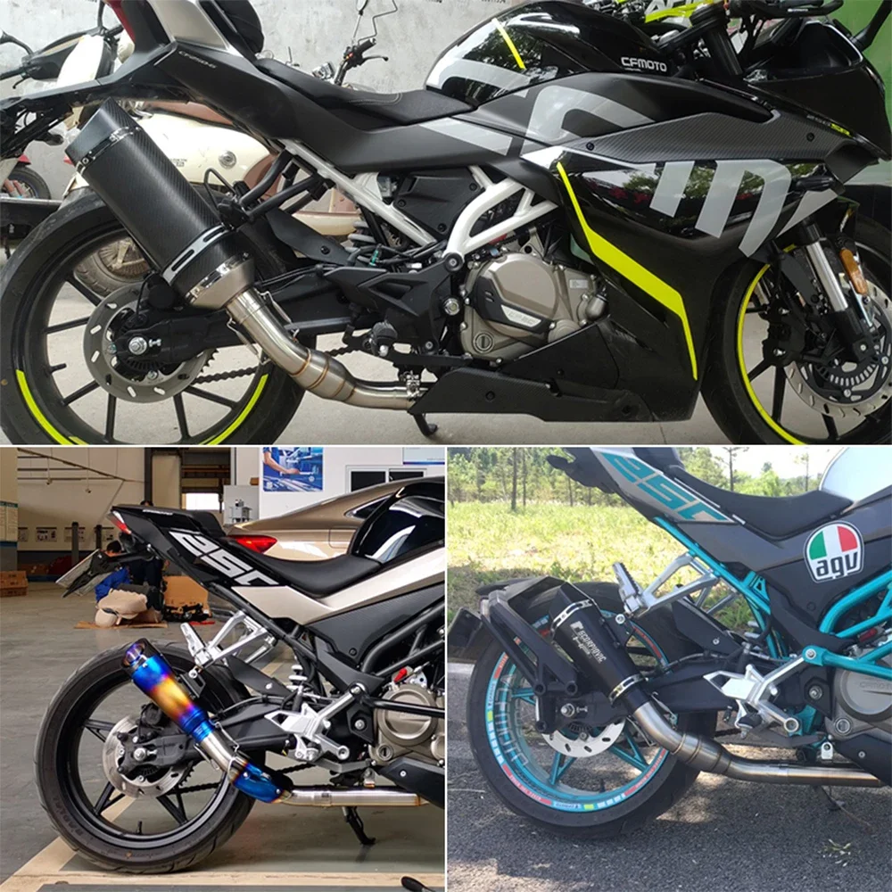 

Factory Hot Selling For CF 250SR Full Exhaust System 51mm Stainless Steel Motorcycle Exhaust Muffler Moto Es