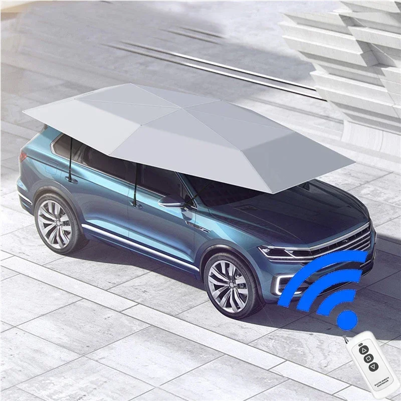 Sunshade Full-automatic Moving Canopy Intelligent Remote Control Vehicle Clothing Hood Folding Roof Summer SUV Cover