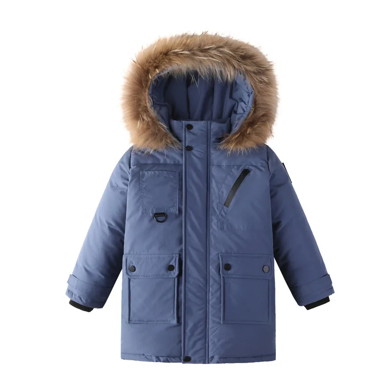 Children Winter Down Jacket Girl toddler boy clothes Thick Warm Hooded Coat Kids Parka spring Teen clothing Outerwear snowsuit