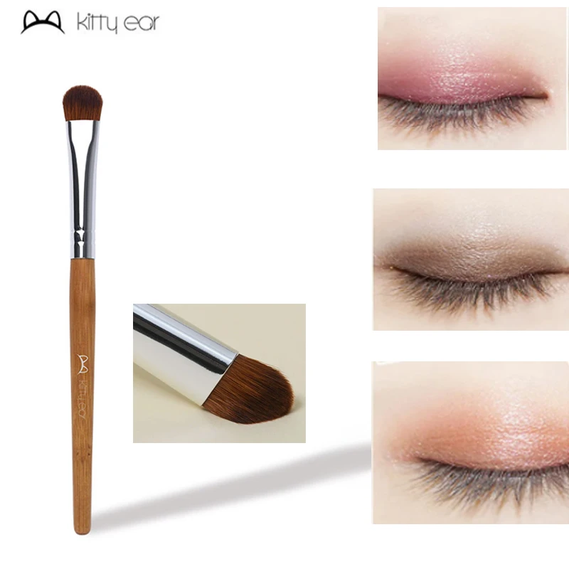 

Bamboo Handle Eye Makeup Brush Eyeshadow Shader Blending Brush Soft Hair Eye Beauty Make-up Tools Salon Quality For Girl