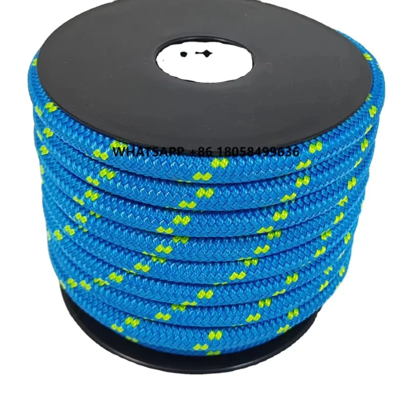 

Hyropes High-quality 10mm s Double Braided Sailing Rope for Floating Mooring Rope Boat and Yachting