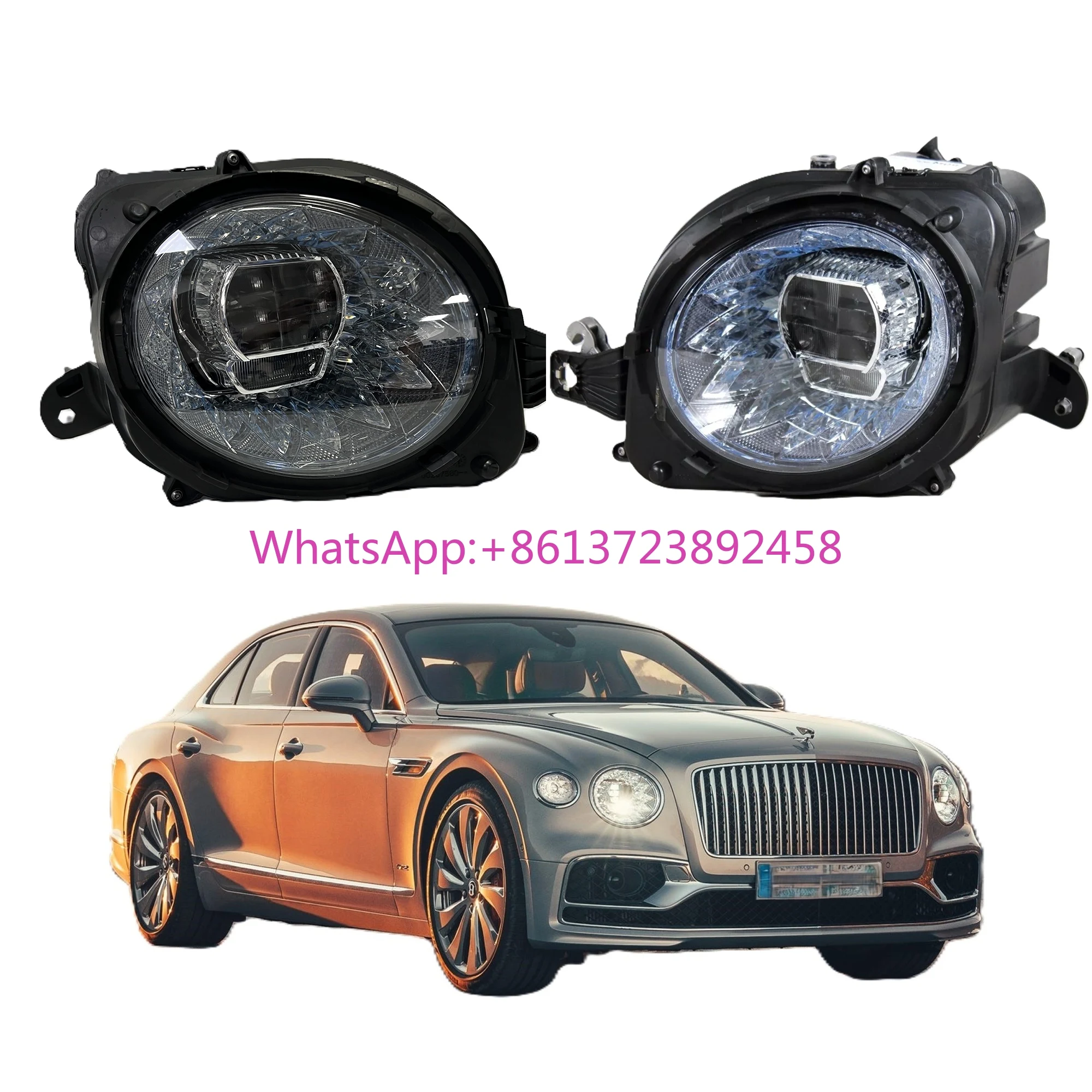 

For Bentley Flying Spur LED Headlight Original 2020 2021 2022 Bentley Continental Flying Spur LED Headlight OEM 3SE941006M
