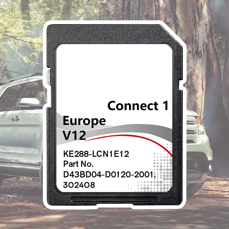 C1 V12 Connect 1 LCN1 V12 SD Navi for Nissan 8GB 16GB 2022 Map Card Europa UK Navigation Card