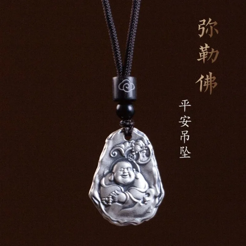 

Ожерелье с подвеской в виде Будды Майтреи, семейная реликвия, мастерство дзен, спокойствие, аура, восходящий облачный мотив, унисекс, помощник по осознанности ‌