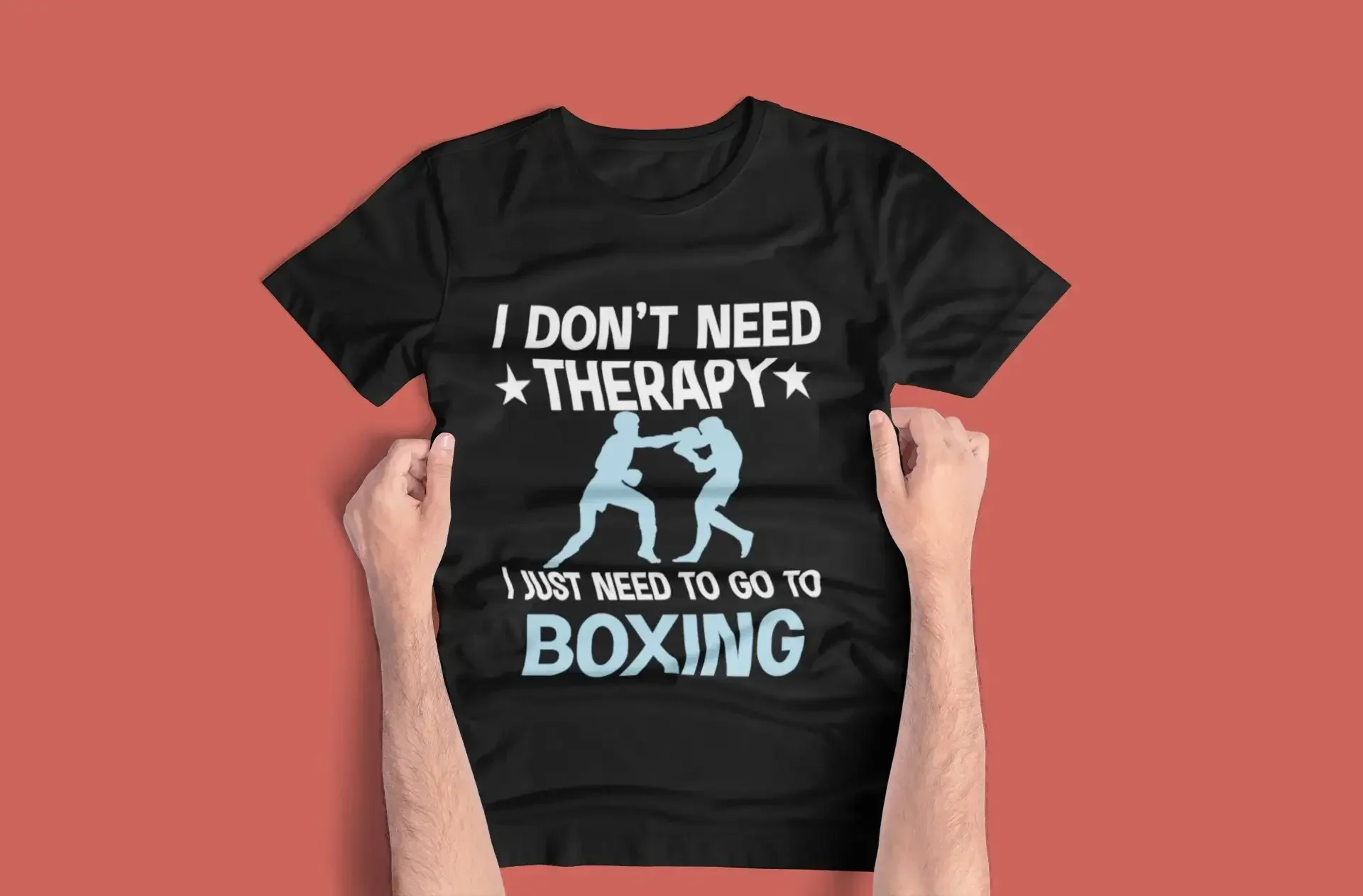 Brauche Boxhandschuhe T-Shirt Vintage-Design für Herren
