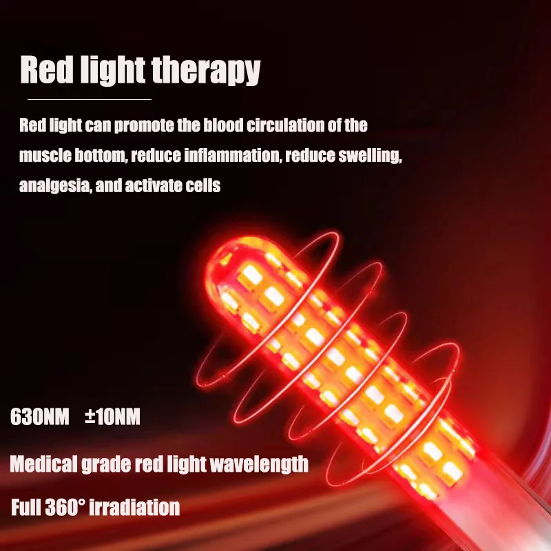 Gynecology Infections Treatment Red Light Therapy Vaginal Hygiene Tightening Wand Bacterial Vaginosis Vaginitis Treatment