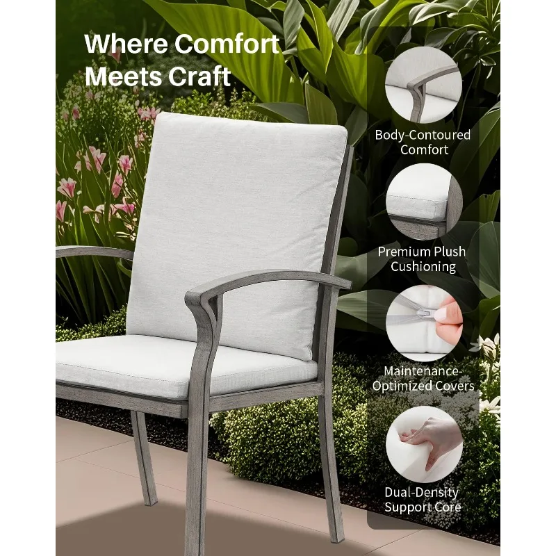 أريكة واحدة مجموعات أثاث خارجي حديقة الأثاث نظام الجلوس أريكة استرخاء كرسي الجلسة الخارجية الأريكة الهواء فناء الزاوية المنزل #6