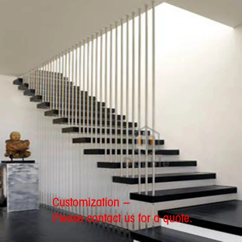 custom.Luxury Staircase Hidden Stair Floating Stairs Prices Modern Straight Staircase