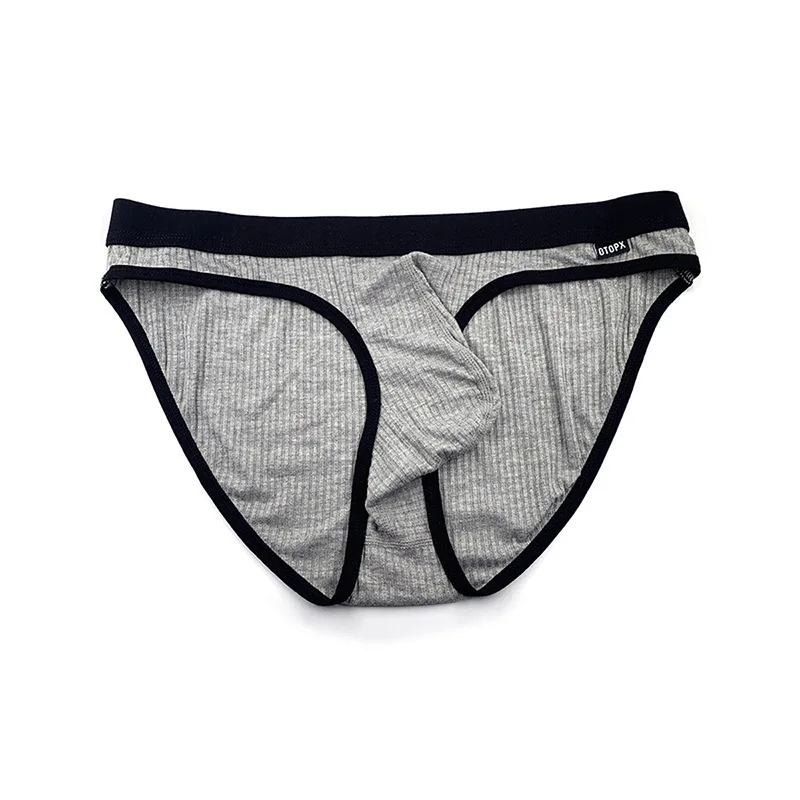 Single men\'s thread modal comfortable breathable sexy panties big bag U convex briefs GTOPX MAN