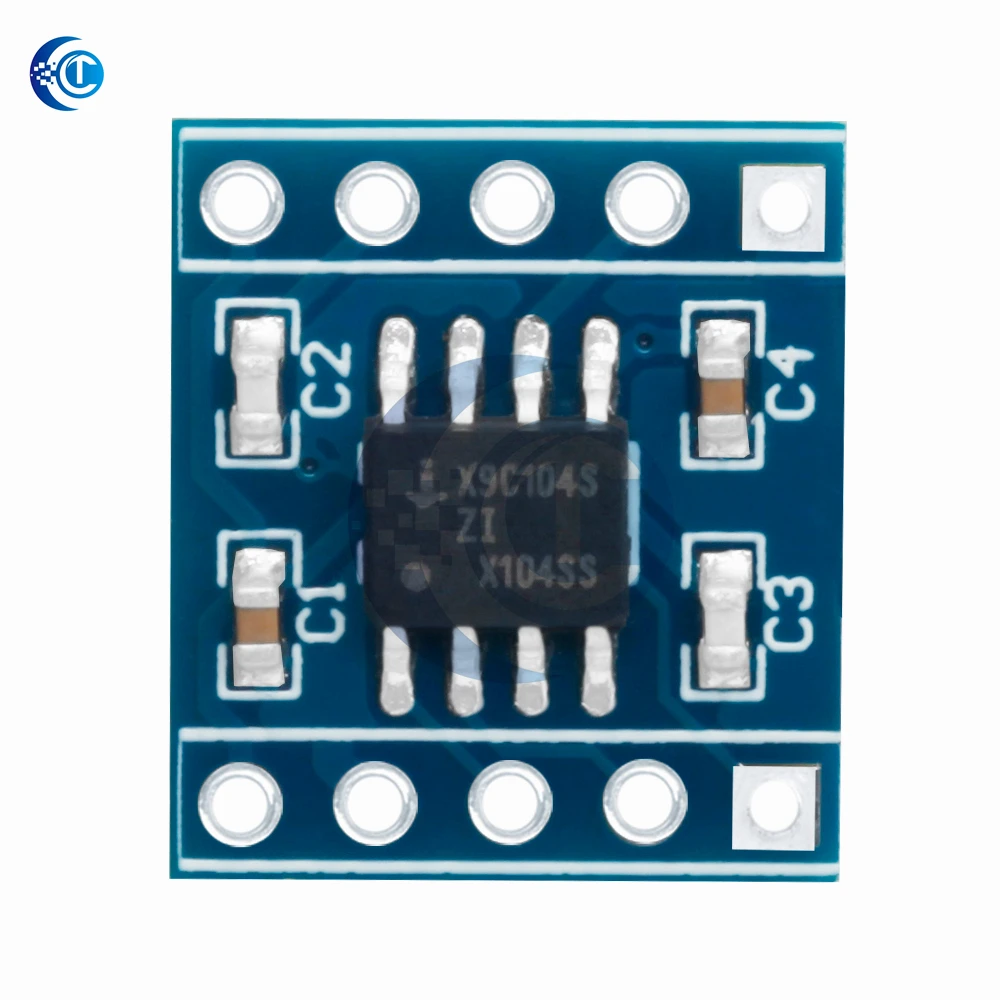 Módulo de potenciômetro digital 5v x9c104, 5v 40r ~ 100k 100, potenciômetro digital, ajuste de equilíbrio de ponte para arduino