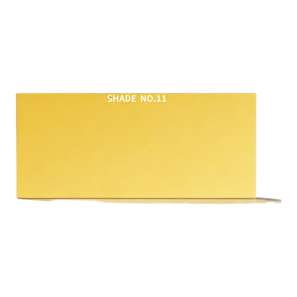 Glass Welding Lens 10.8 cm x 5.5 cm Shade 9 to 13 Dual UV IR Protection for Helmet Use Gold Coated for Enhanced Life