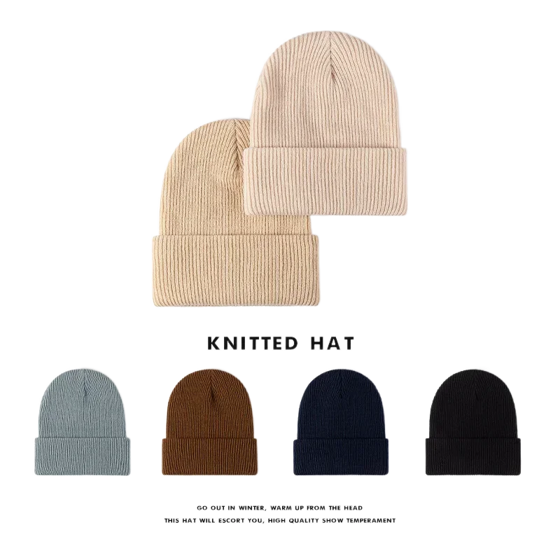 Style 20b00c 10 Colors Adult Knit Beanie for Men Women Youth Teenagers Boys Girls Warm Snug Hat Cap