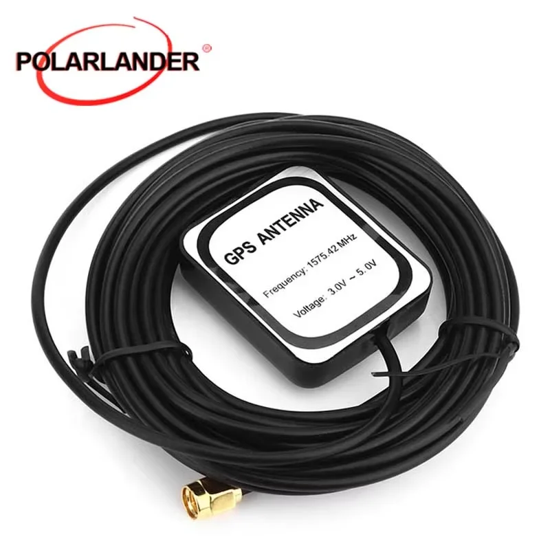 Aerials Universal 3 - 5V Auto Car Radio FM Antenna GPS Amplifier ANT-1573 GPS Navi Signal Amplifier Antenna Car FM AM Antenna