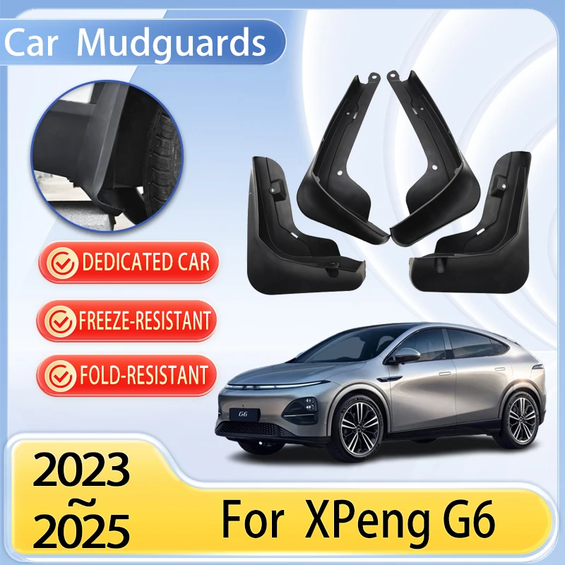 

Car Mudguards Parts For XPeng G6 2023 2024 2025 Car Mudflaps Tool Splash Proof Fender Car Flare Cover Guard Auto Mud Accessories
