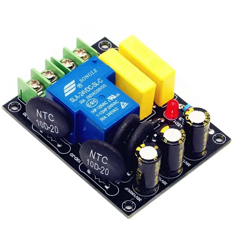 LUSYA 2000W Class A Power Amplifier Delay high-power Power Supply Soft Start Protection Board