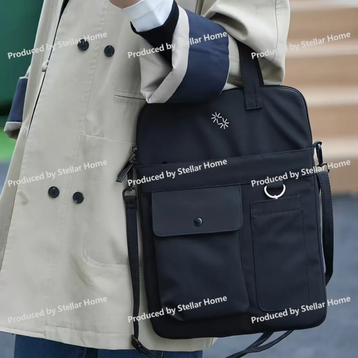 15-Inch Laptop Bag Men and Women Commute Business Travel Travel Shoulder Messenger Handbag