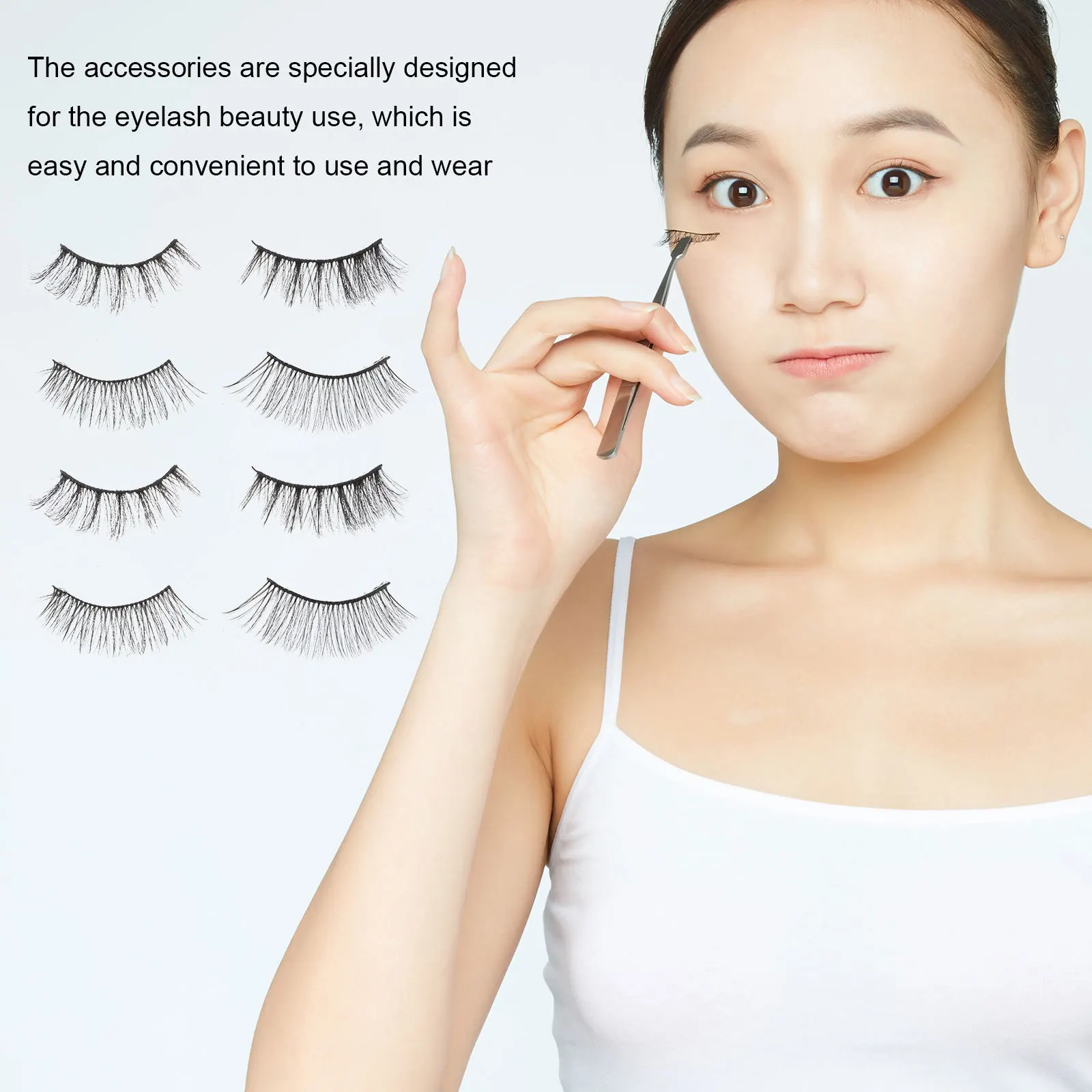 

20Pairs Natural False Eyelashes 3D Realistic Fake Lashes Makeup Girl Beauty Cosmetics Eyelash Extensions 3D False Eyelashes