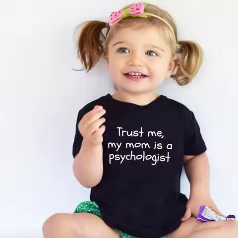 Funny Psychology Baby Shirt Psychologist Baby My Mom Is A Psychologist Baby Shower Gift Idea kids t shirt toddler shirt