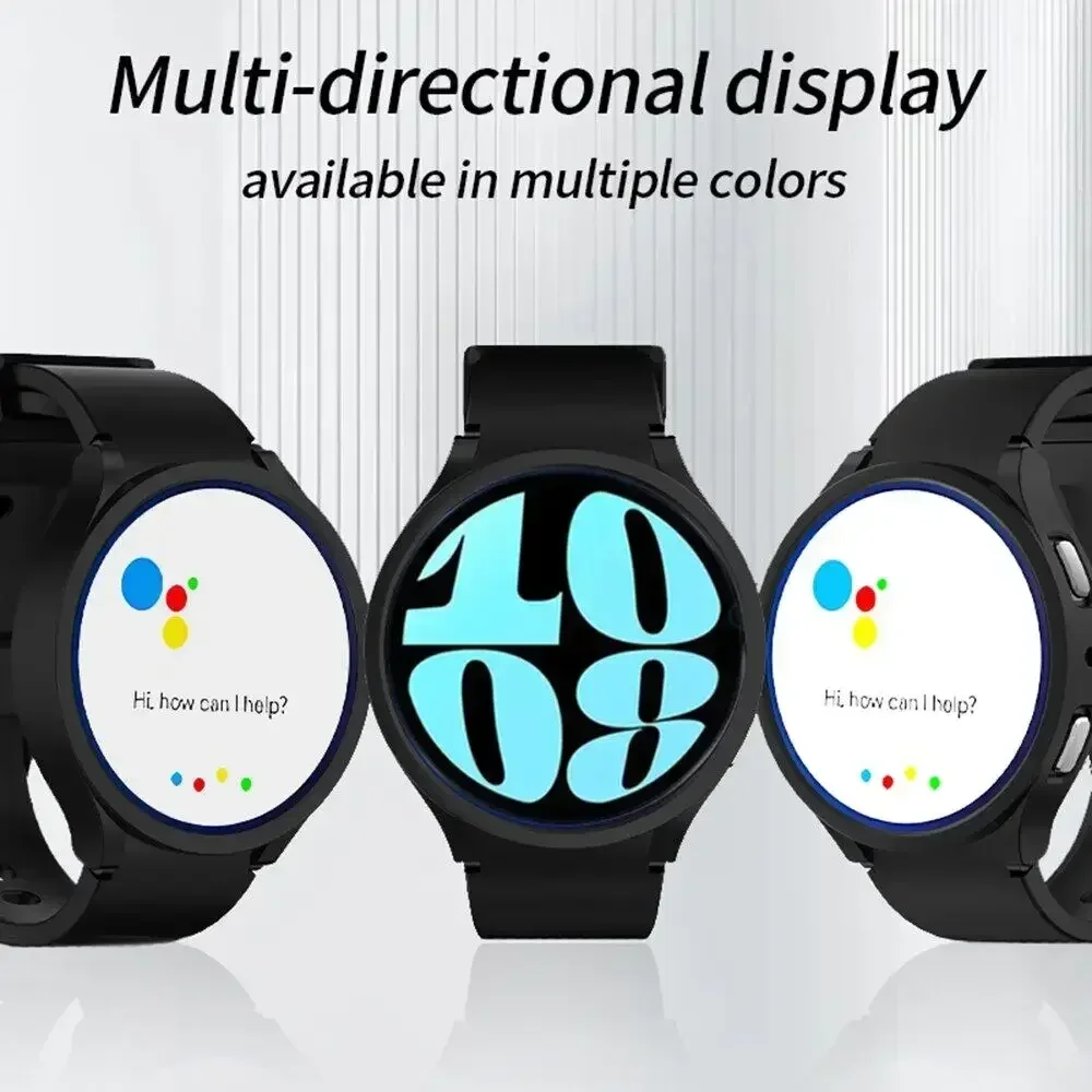 Case for Samsung Galaxy Watch 6 Classic 47mm 43mm Screen Protector PC Bumper All-Around Galaxy Watch 6 40mm 44mm Accessories