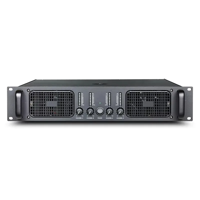 4-Channel Audio Outdoor Performance Amplifier Professional High Power Amplifier