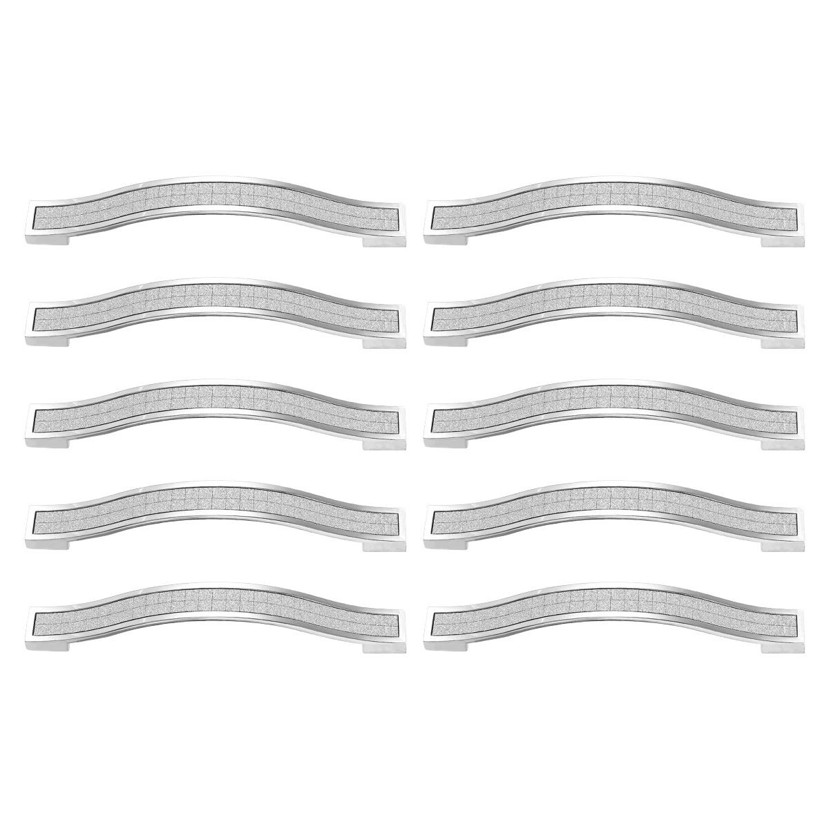 

10 Pcs Handles Drawer Hardware Dresser Decorative Cabinet Crystal Silver Farmhouse Knobs