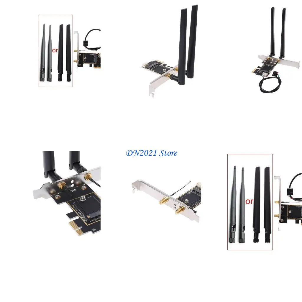 

F3KE Reader Card Card Card Card M.2 NGFF в PCI-E Converter Adapter Power Cable