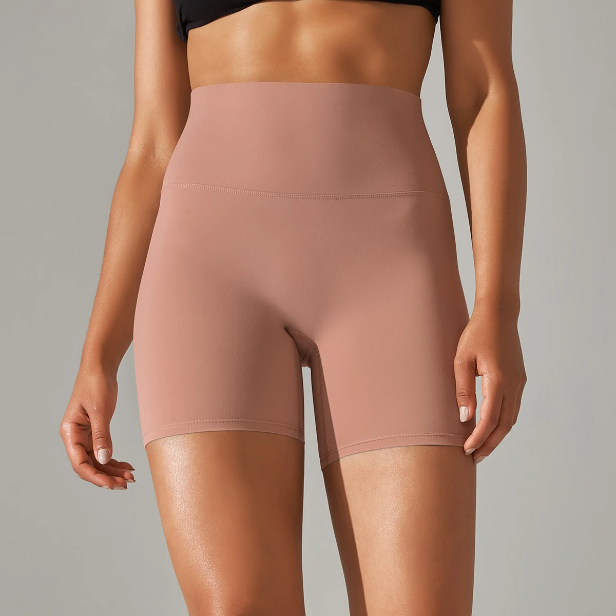Frauen Yoga Legging Shorts Schnell Trocknend Radfahren Workout Gym Shorts Squat Proof Hohe Taille Fitness Engen Shorts Sport Kurze – Detail 35