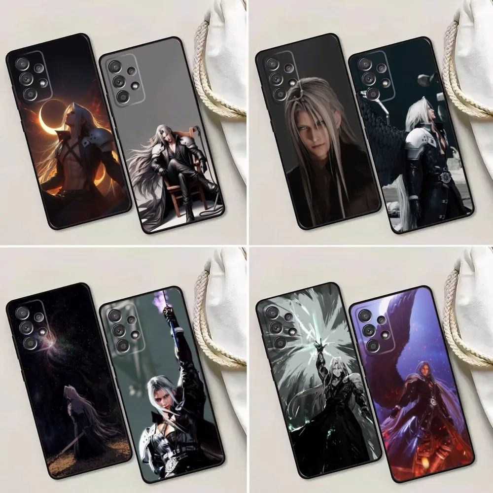 F-Final F-Fantasy Sephiroth Phone Case For Samsung Galaxy A13,A21s,A22,A31,A32,A52,A53,A71,A80,A91 Soft Black Phone Cover