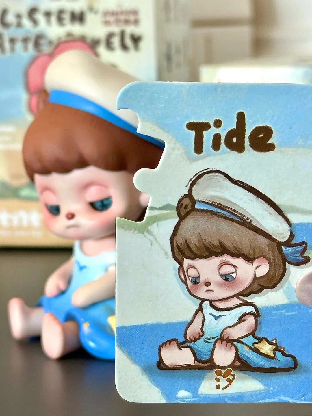 NIEUW Anmoo Luister naarzichtig Serie Pvc Beeldje Blind Box Trendy Kawaii Grappige Collectie Desktop Speelgoed Decoratie Kindercadeau