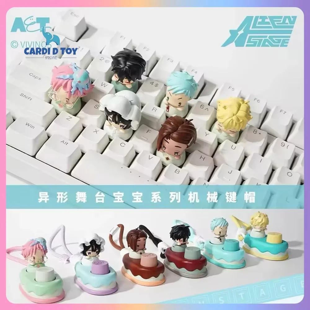 

Новый оригинальный колпачок для ключей с изображением инопланетянина, загадочная коробка, периферийные устройства для сцены инопланетянина, механические колпачки для клавиш, слепые коробки, мини-куклы, украшения, подарочные игрушки