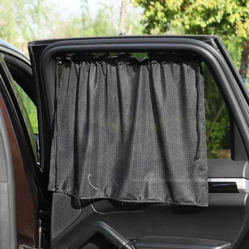 Auto-Sonnenschutz-Vorhänge, seitliche Fensterschirme, SUV-Vorhänge, Schutz, abweisend, Moskitonetz, Sonnenschutz, Sonnenblende, Abdeckungen