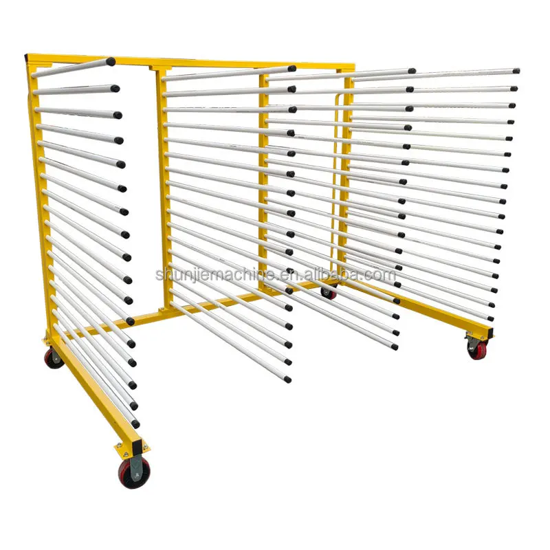 卸売積載1000kg片面多層カンチレバー資材カート4輪倉庫保管ラック