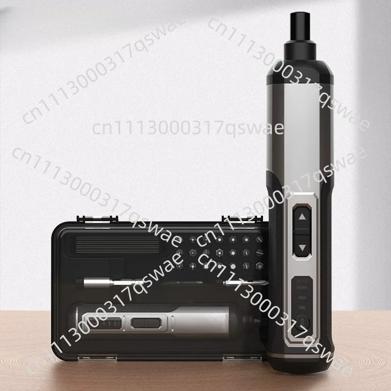 Three-speed large torque cordless electric screwdriver battery drill power tool set home maintenance repair